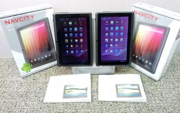 Leilão tem tablets NavCity modelo NT1710 de 7"