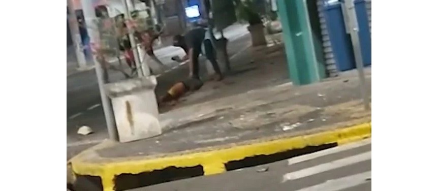 Internautas divulgaram em redes sociais vídeos do mega assalto em Araçatuba