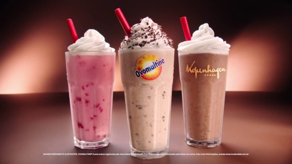 Os milkshakes e bebidas engarrafadas estão suspensos nos McDonald's do Reino Unido