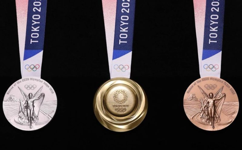 as medalhas das Olimpíadas tem metais diferentes em sua composição