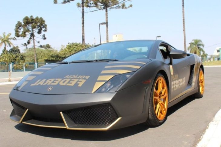Lamborghini Gallardo LP 560-4 ficará com a Polícia Federal até ser leiloada pela Justiça Federal