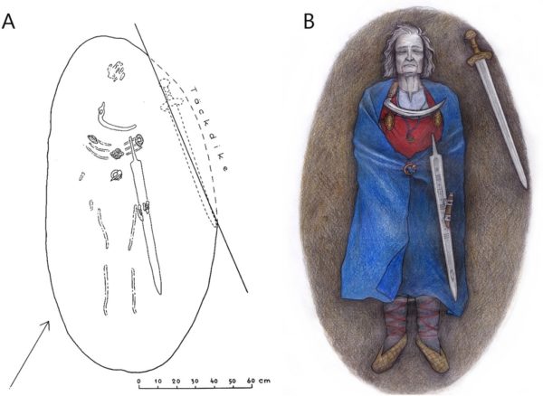 Durante décadas, arqueólogos ficaram intrigados com um túmulo de 900 anos contendo os restos mortais de uma pessoa vestida com roupas de mulher