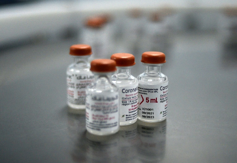 Frascos da vacina anticovid Coronavac, da farmacêutica chinesa Sinovac