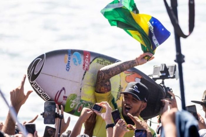 Gabriel Medina conquistou neste mês seu terceiro título mundial de surfe