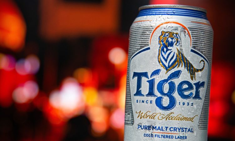 Cerveja Tiger estará disponível em todo o Brasil no início de 2022