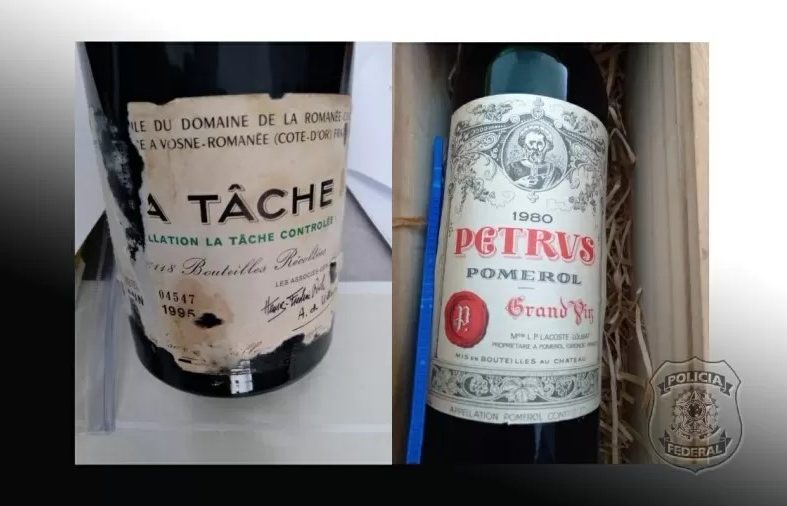 Vinhos furtados no valor de R$ 57,6 mil foram apreendidos pela Polícia Federal