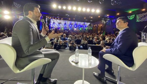 Evento contou com uma entrevista do ex-ministro Sergio Moro