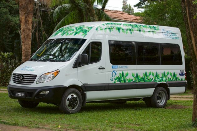 A van iEV750 Vip, 100% elétrica, foi apresentada ao mercado brasileiro nesta semana