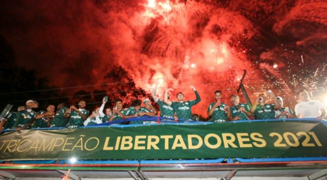 Além da premiação da Libertadores, o Palmeiras garantiu uma vaga no Mundial de Clubes