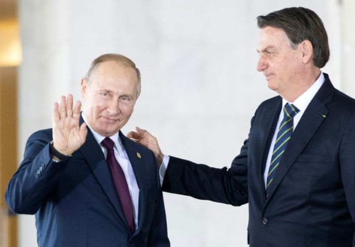 Putin com Bolsonaro