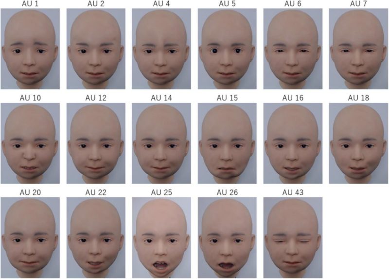 Robô Nikola é capaz de realizar expressões faciais com diversas nuances