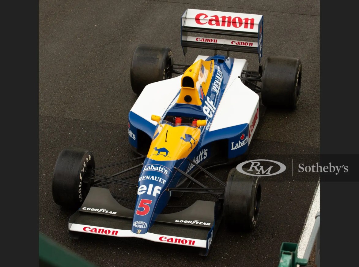 Todos os detalhes da Williams FW14 foram preservados por Mansell