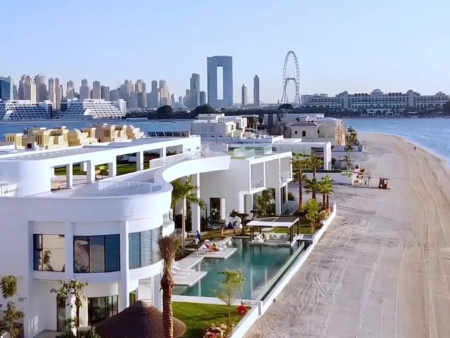 Mansão mais cara na ilha de Palm Jumeirah, em Dubai, nos Emirados Árabes, foi vendida há poucos dias