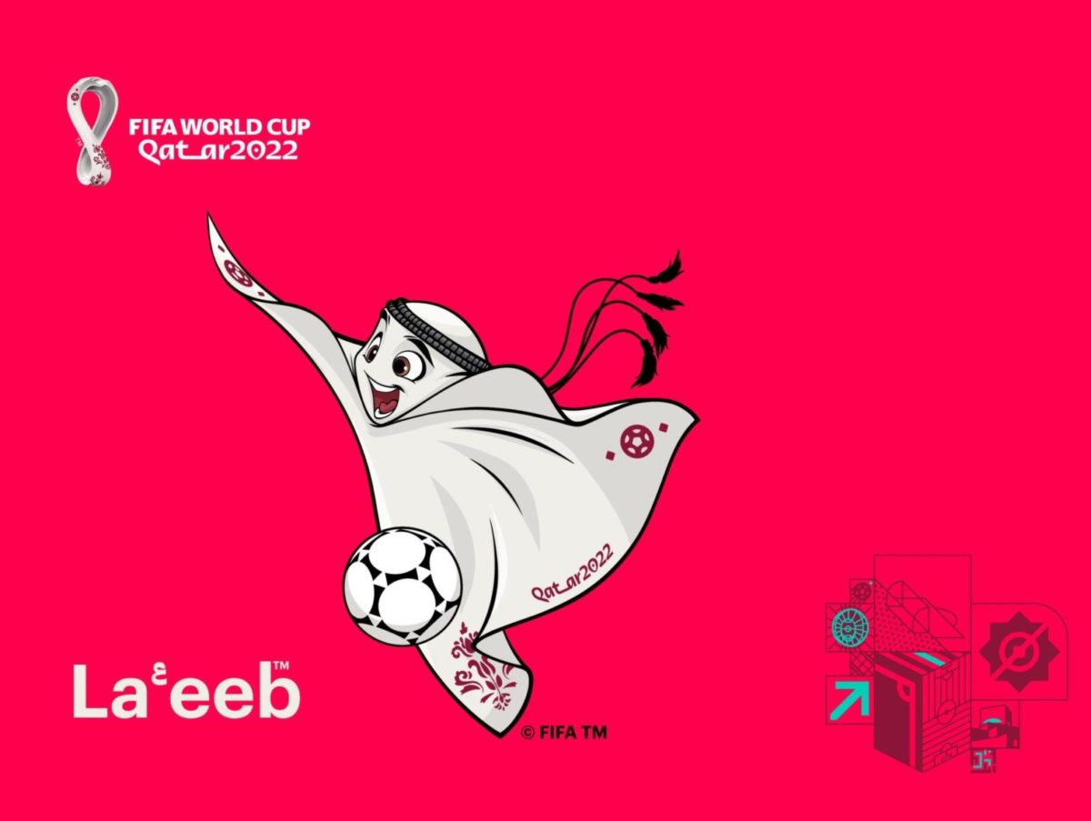 O mascote foi apresentado durante o sorteio final da Copa do Mundo Fifa Qatar 2022