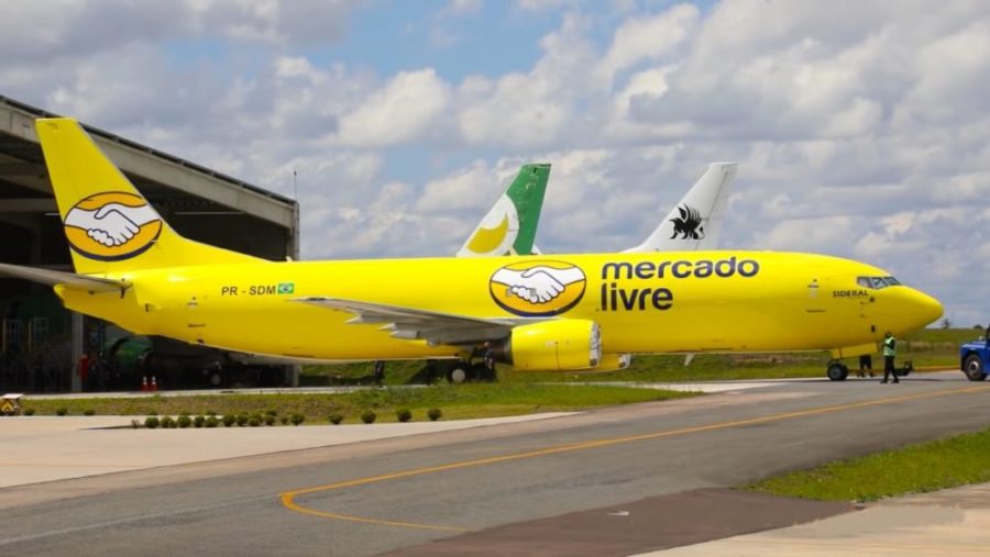 O Mercado Livre possui três aeronaves no Brasil e, com o acordo da Gol, serão nove até o ano que vem