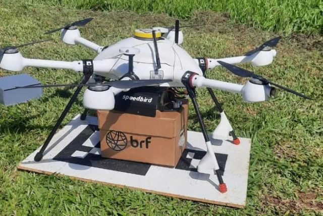O primeiro teste para a utilização do drone foi realizado em Toledo, no Paraná