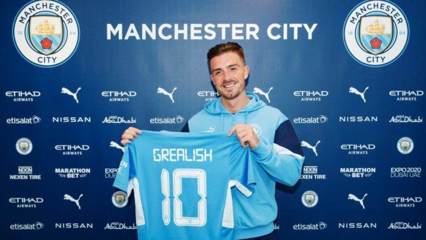 Jack Grealish não brilhou em sua primeira temporada no Manchester City