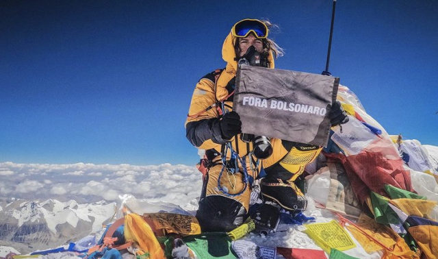O fotógrafo e montanhista brasileiro Gabriel Tarso escalou o Monte Everest