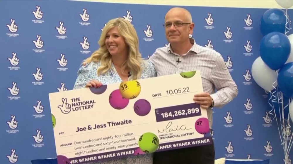 Joe e Jess Thwaite ganharam o maior prêmio da história do Euromillions
