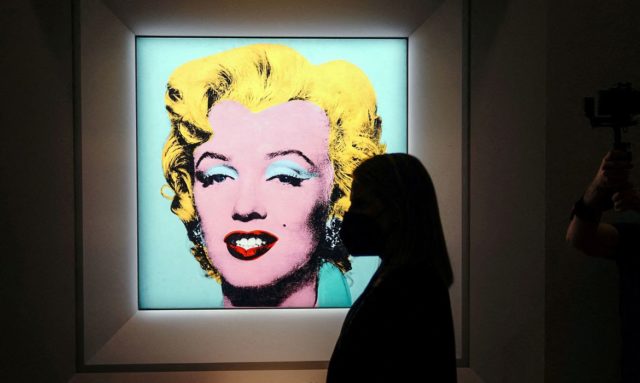 O famoso retrato de Marilyn Monroe criado por Andy Warhol