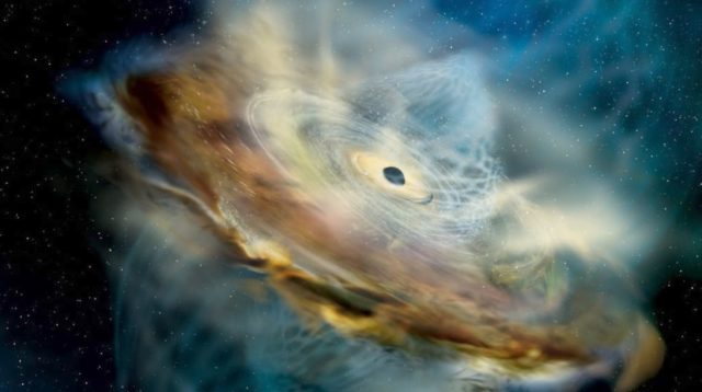 Essa reversão espontânea foi notada quando um buraco negro em uma galáxia a 236 milhões de anos-luz de repente ficou 100 vezes mais brilhante.