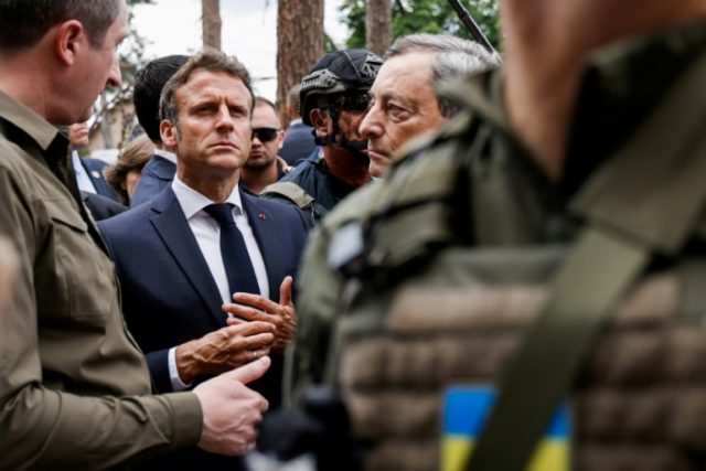 Líderes da Alemanha, França e Itália visitam Ucrânia e apoiam sua candidatura à UE