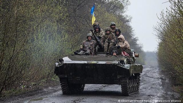 O exército da Ucrânia sofreu grandes perdas materiais desde o início da guerra com a Rússia