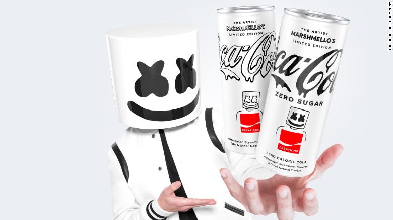 O sabor Coca-Cola Creations de Marshmello será lançado em uma ação imersiva no Twitch, no dia 9 de julho, antes do sabor ser lançado no mundo real