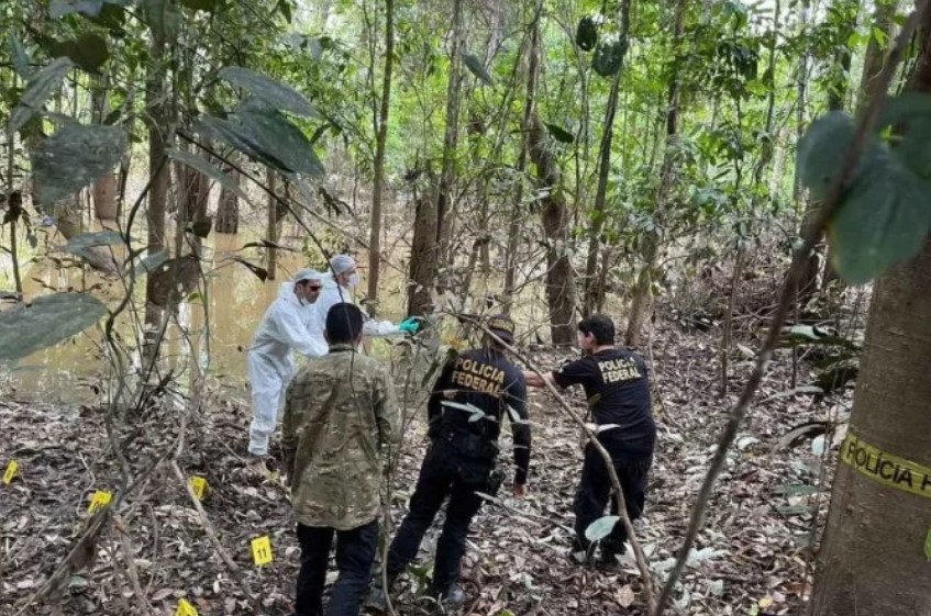 A Polícia Federal ainda investiga as circunstâncias em que os dois foram mortos na Reserva Indígena do Vale do Javari, no Amazonas.