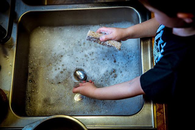 Esponjas de cozinha abrigam mais bactérias do que escovas de cozinha, o que pode ser uma maneira mais higiênica de limpar seus pratos