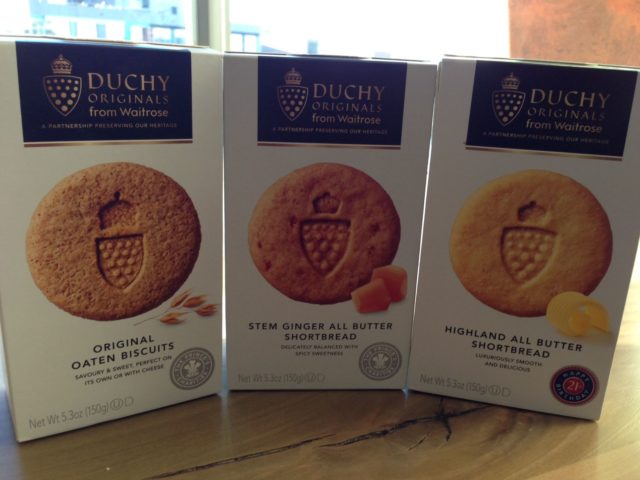O primeiro produto da Duchy Originals foi um biscoito de aveia