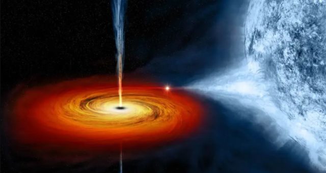 Se você caísse em um buraco negro, poderia ser violentamente expulso em outro ponto do universo por um buraco branco que estaria ligado ao buraco negro.