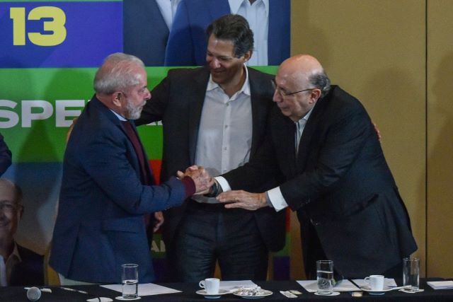 Lula, Haddad e Meirelles