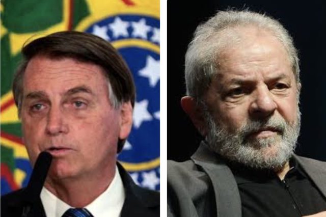 Na última pesquisa, Lula liderava o segundo turno das eleições com 49% das intenções de voto, enquanto Bolsonaro tinha 44%