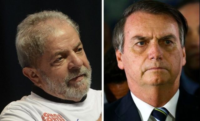 Nos votos válidos Lula tem 53% e Bolsonaro 47%