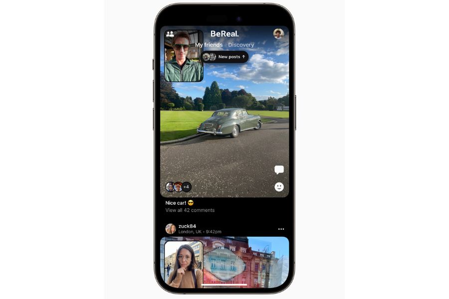 BeReal, que incentiva as pessoas a compartilharem momentos reais da sua vida, foi escolhido o melhor aplicativo para iPhone