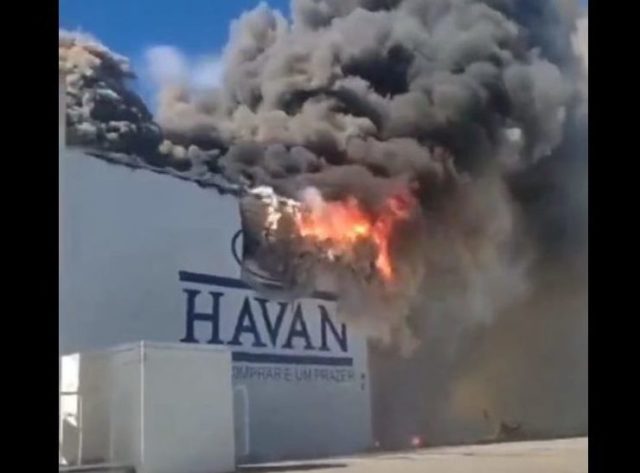 Loja da Havan na Bahia sofre incêndio; veja vídeos