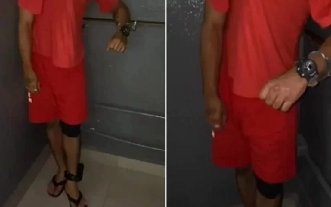 Folião é preso em MG usando falsa tornozeleira eletrônica como