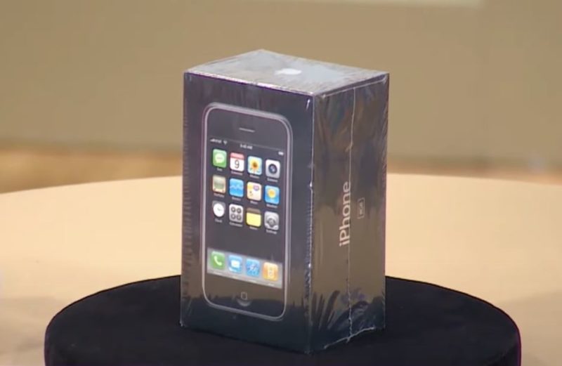 Primeiro modelo do iPhone lacrado é vendido por US$ 63 mil em leilão