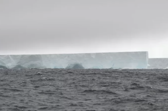 Os cientistas temem que um iceberg do tamanho da Grande Londres possa em breve atingir a navegação, a pesca e a vida selvagem.