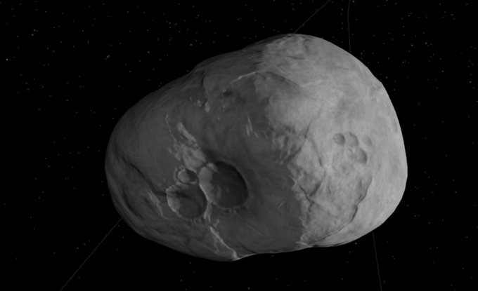O asteroide 2023 DW tem 50 metros de diâmetro