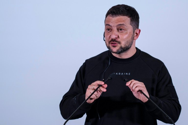 O presidente ucraniano, Volodimir Zelensky - Pool/Arquivos