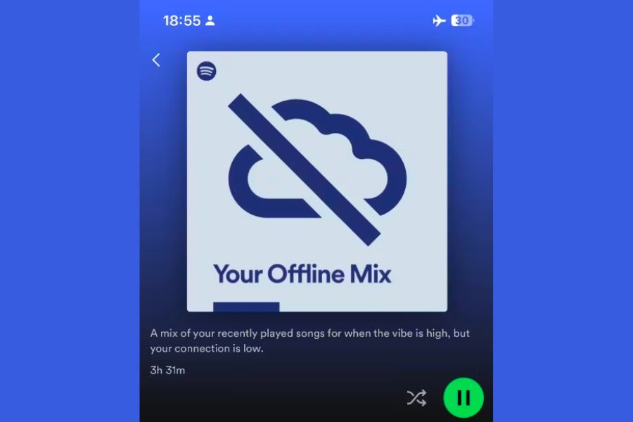 Tela do Spotify