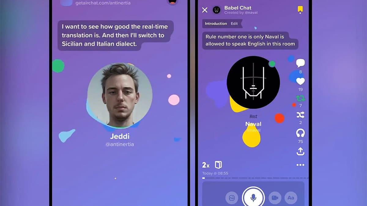 Conheça o Airchat, rede social de áudio que virou moda no Vale do Silício