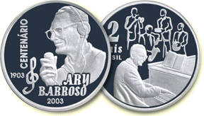 Moeda Comemorativa do Centenário de Ary Barroso