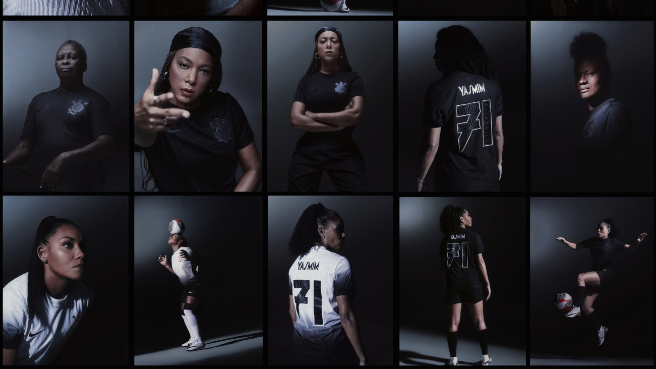 Nike e Corinthians se uniram para promover iniciativas de combate ao racismo e lançar as novas camisas da temporada