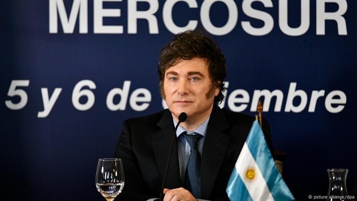 Javier Milei, atual presidente da Argentina