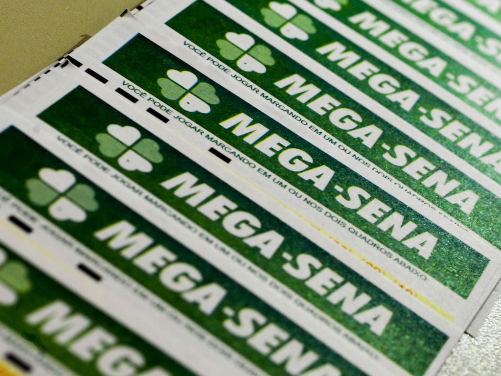 Bilhetes de aposta da mega-sena