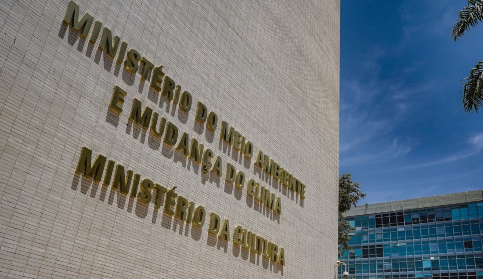 Prédio do Ministério do Meio Ambiente e Mudança do Clima e ministério da Cultura, na Esplanada dos Ministérios em Brasília