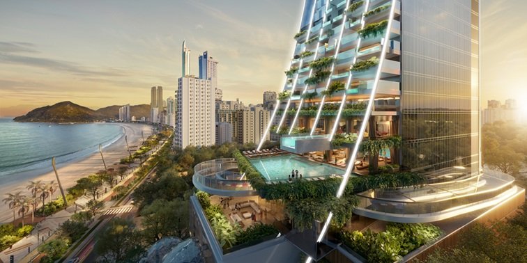Prédio de 550m de altura em SC terá apartamentos de R$ 28 milhões a R$ 300 milhões; veja fotos